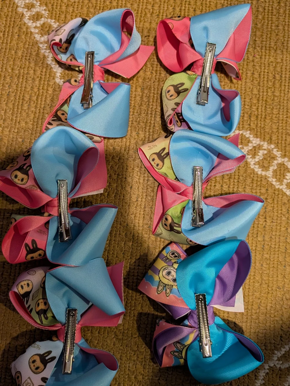 6 New Labubu Hair Bows